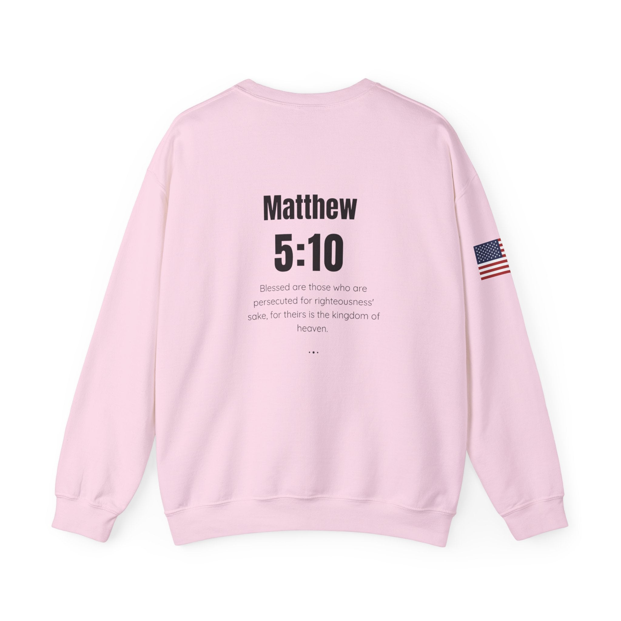 USA Flag Patriotic Crewneck Sweatshirt - Unisex & Inspirational