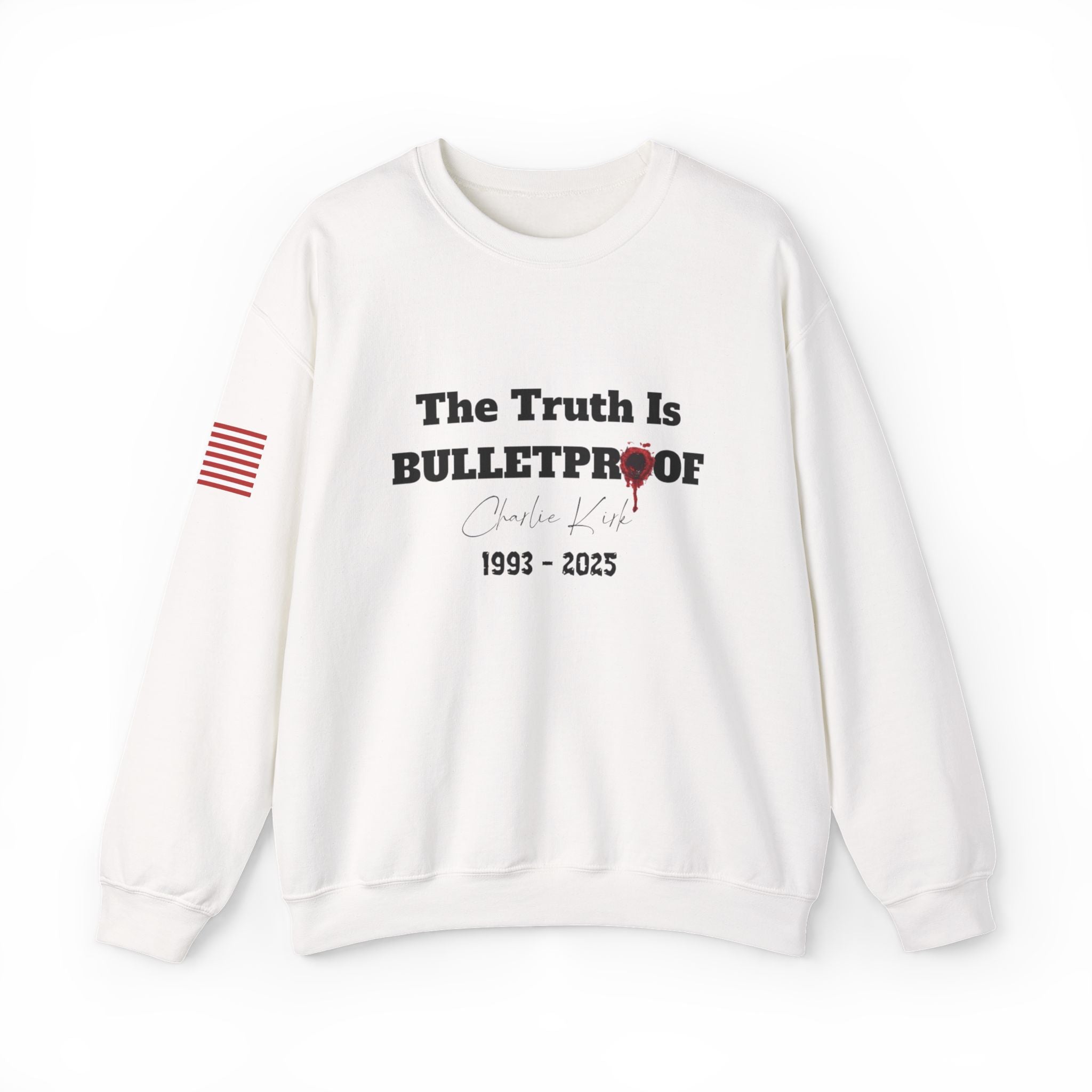 USA Flag Patriotic Crewneck Sweatshirt - Unisex & Inspirational