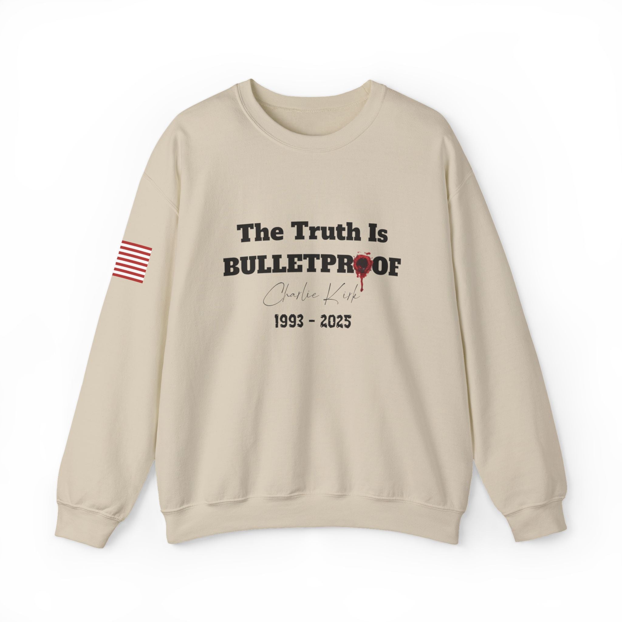 USA Flag Patriotic Crewneck Sweatshirt - Unisex & Inspirational