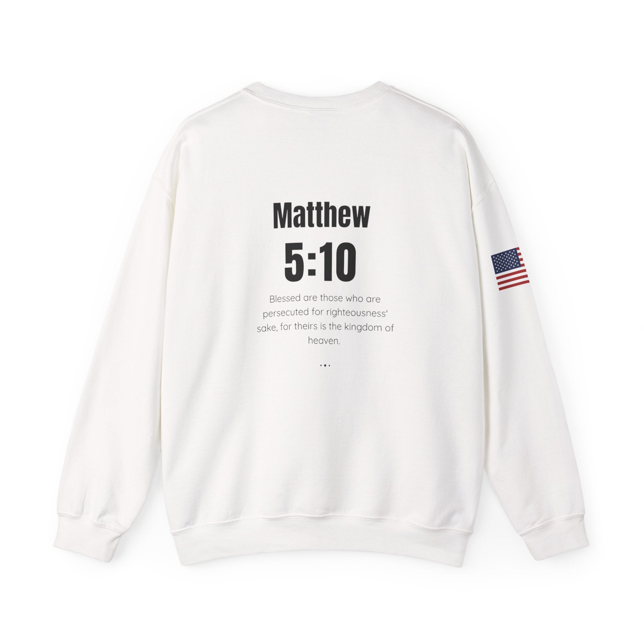 USA Flag Patriotic Crewneck Sweatshirt - Unisex & Inspirational