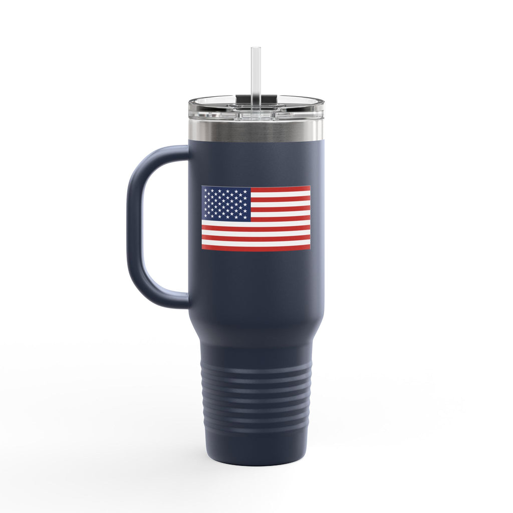 Insulated Travel Mug, 40oz | Great American Patriot Design, Perfect for Outdoor Adventures, Road Trips, Gifts, and Coffee Lovers