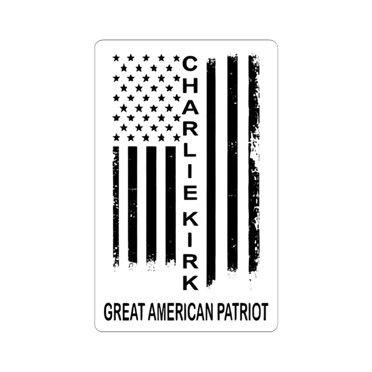 Patriotic USA Flag Kiss-Cut Stickers - American Laptop Decals