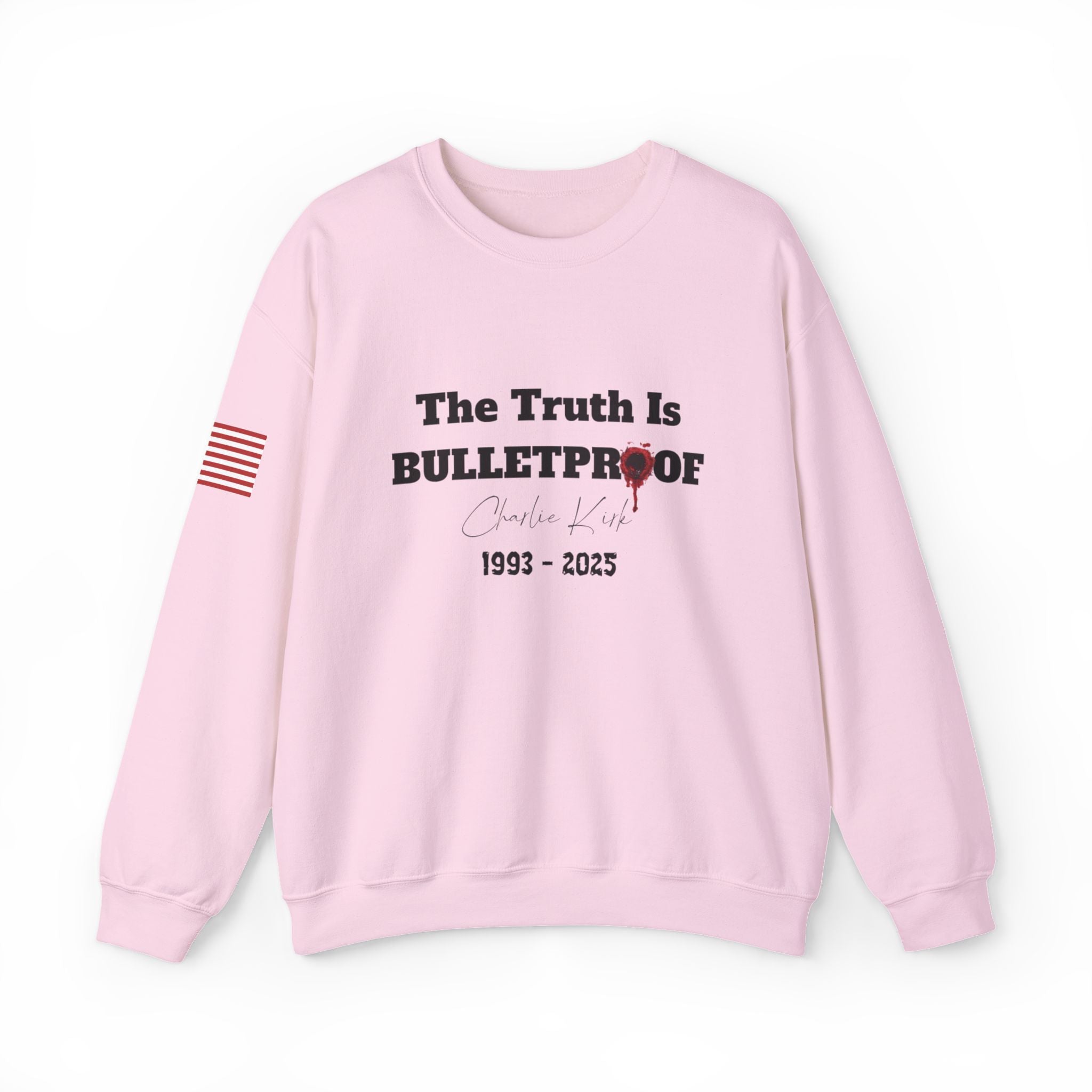 USA Flag Patriotic Crewneck Sweatshirt - Unisex & Inspirational