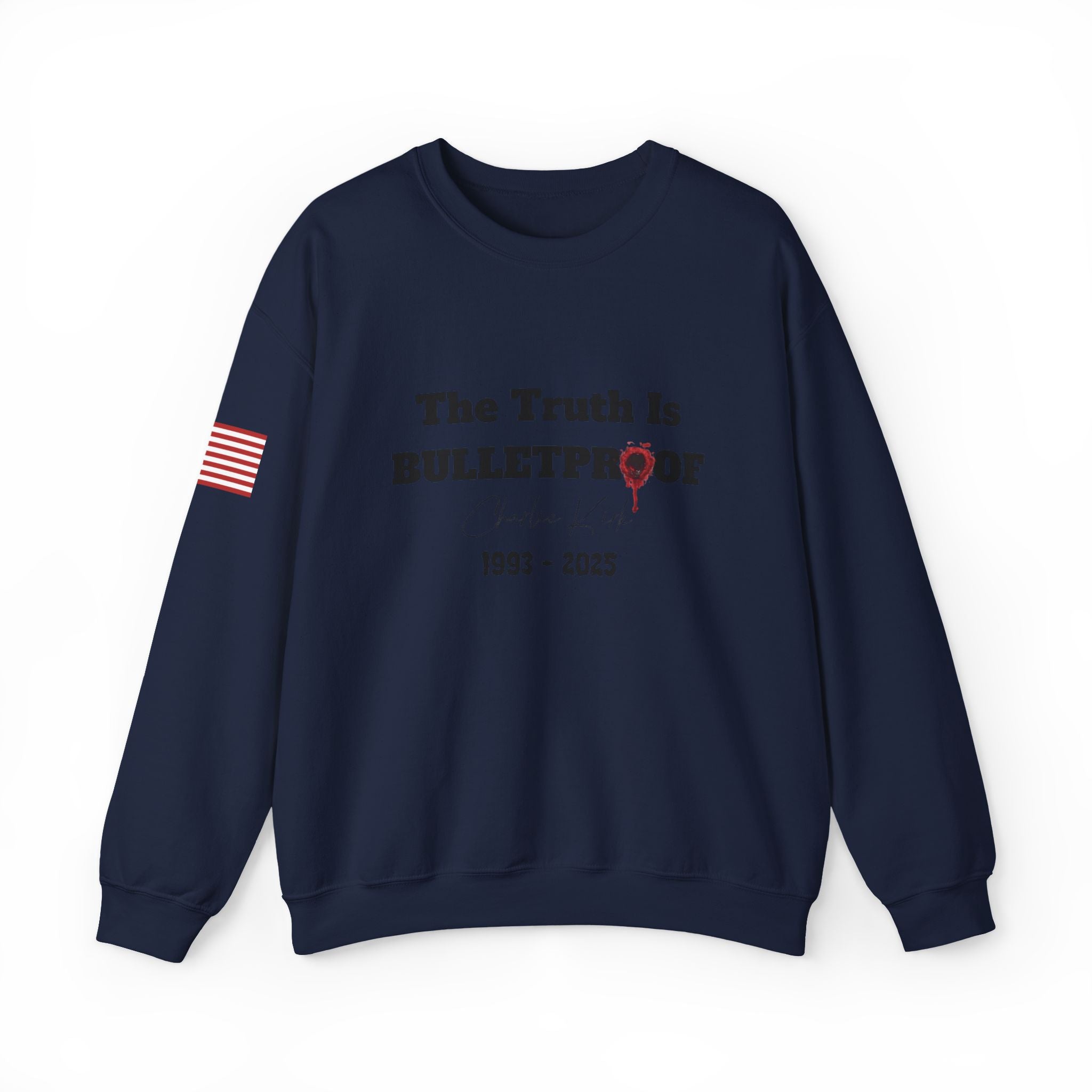 USA Flag Patriotic Crewneck Sweatshirt - Unisex & Inspirational