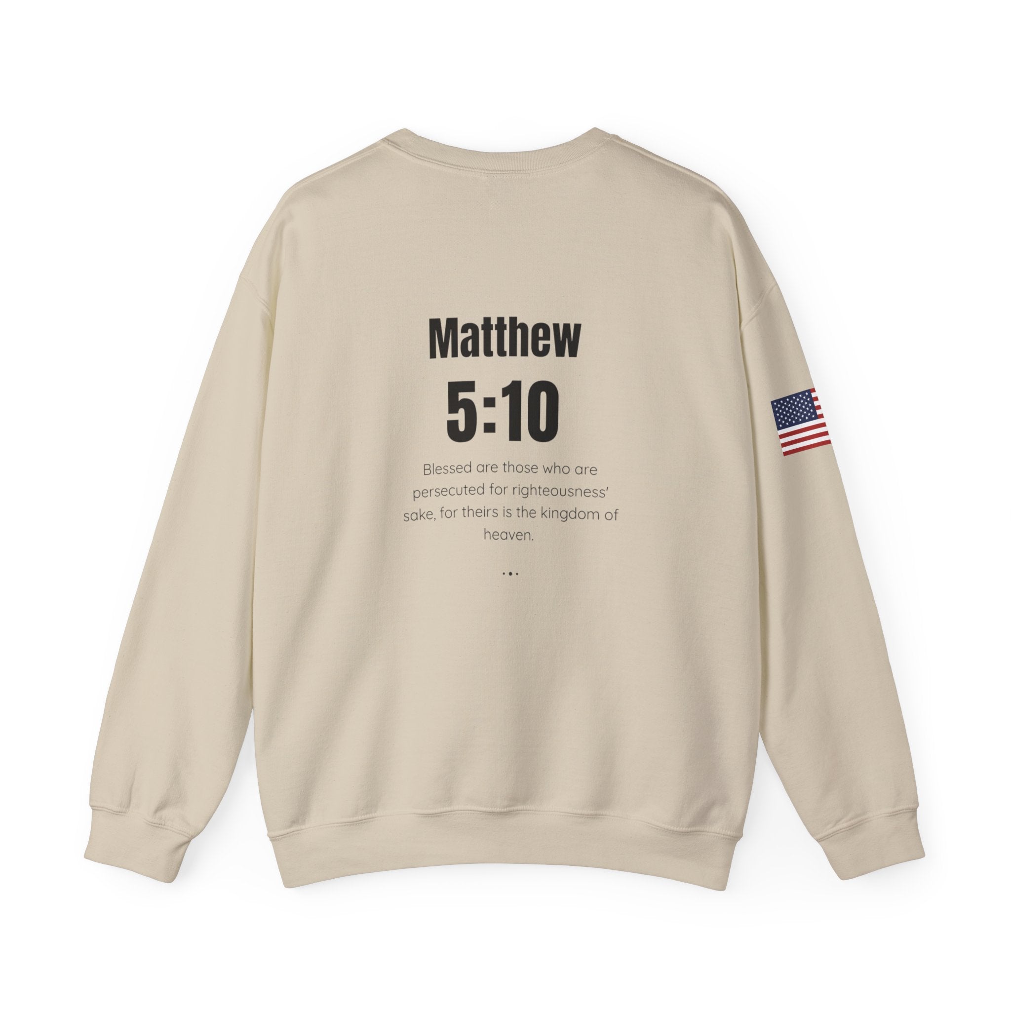 USA Flag Patriotic Crewneck Sweatshirt - Unisex & Inspirational