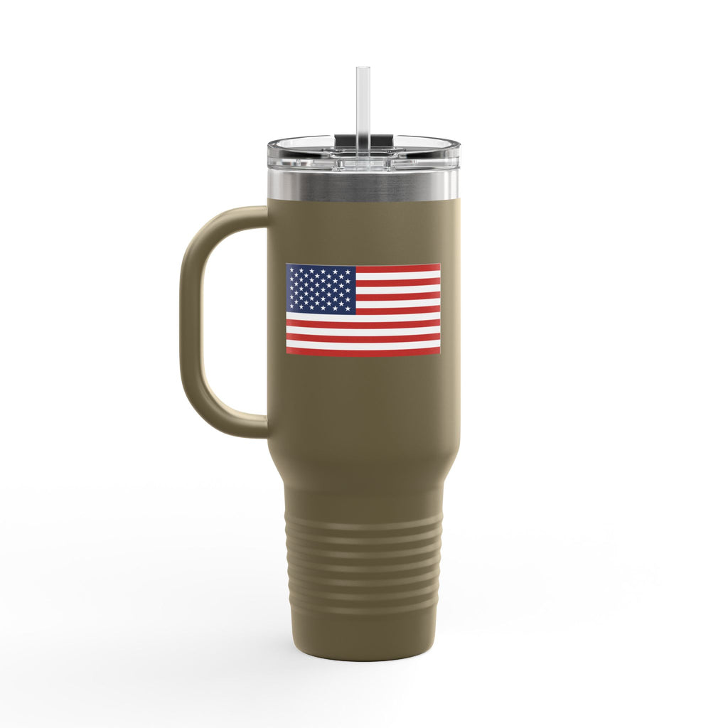 Insulated Travel Mug, 40oz | Great American Patriot Design, Perfect for Outdoor Adventures, Road Trips, Gifts, and Coffee Lovers