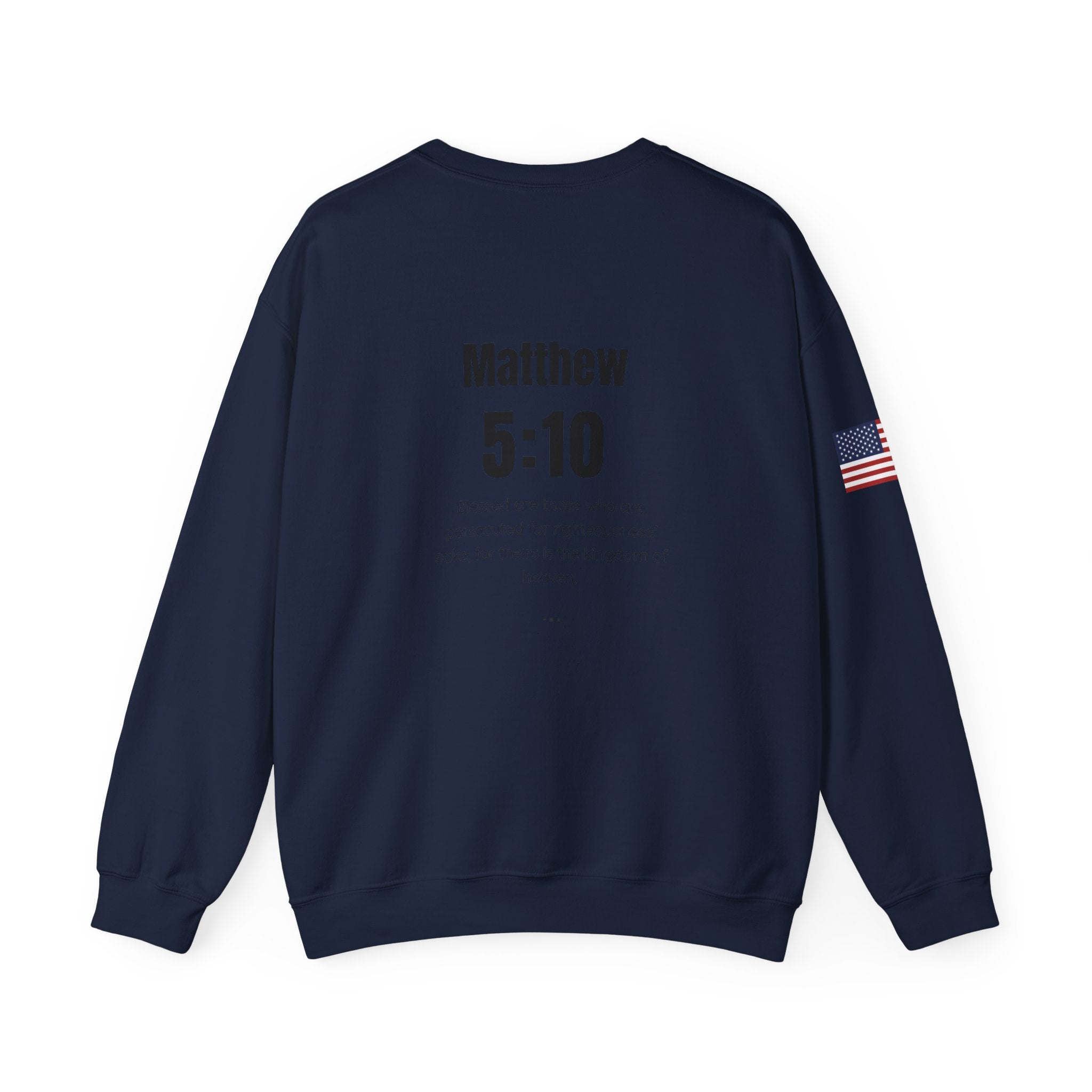 USA Flag Patriotic Crewneck Sweatshirt - Unisex & Inspirational