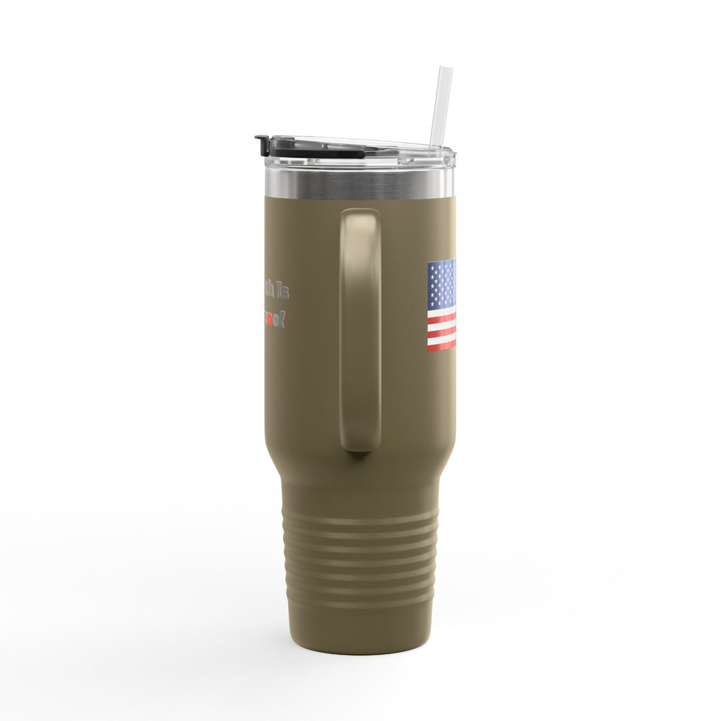 Insulated Travel Mug, 40oz | Great American Patriot Design, Perfect for Outdoor Adventures, Road Trips, Gifts, and Coffee Lovers